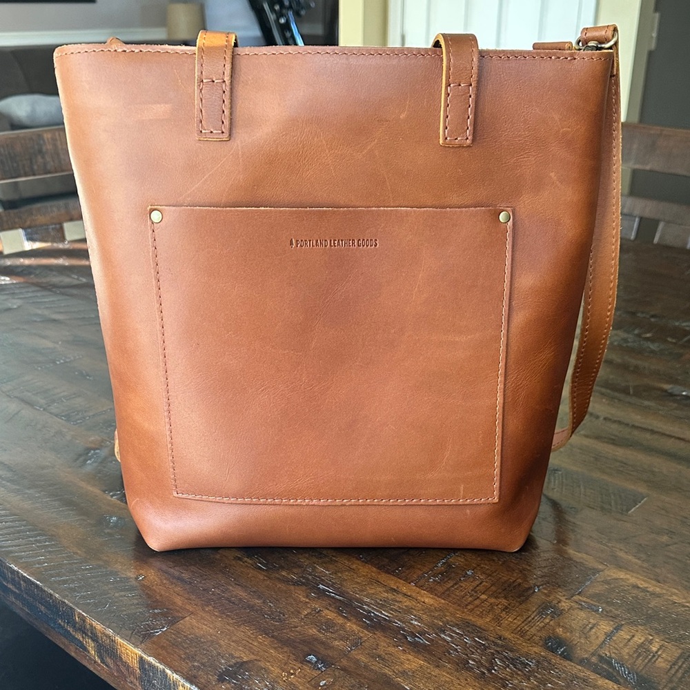 Portland Leather Goods crossbody tote